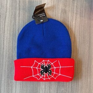 Blue and Red Spider-Man Beanie